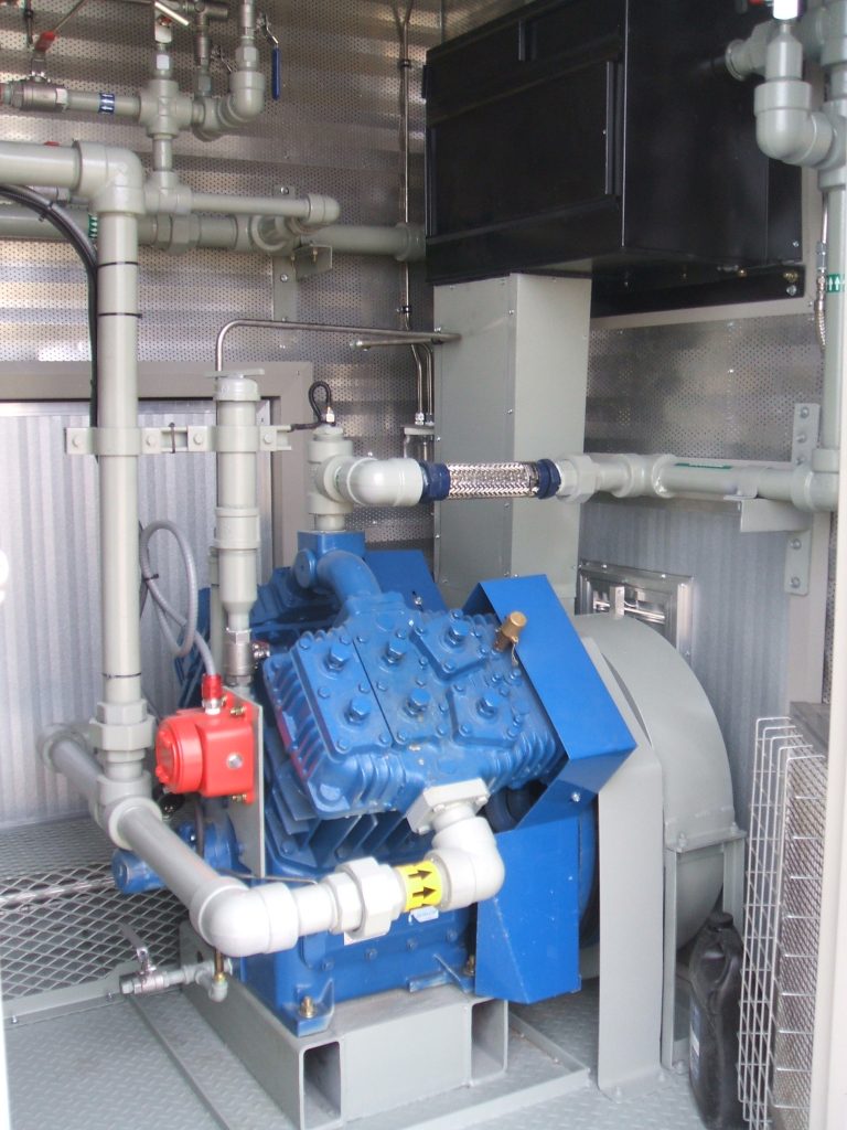 Two stage reciprocating compressor